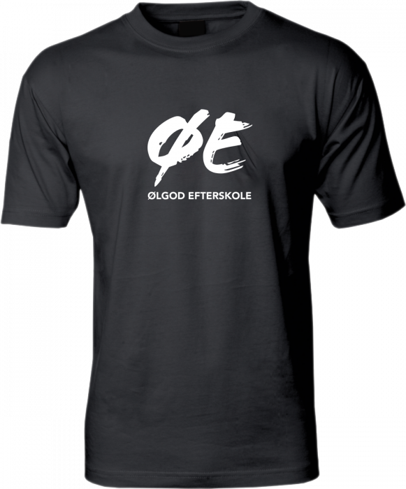 ID - Ølgod Cotton T-Shirt W. Large Logo - Preto