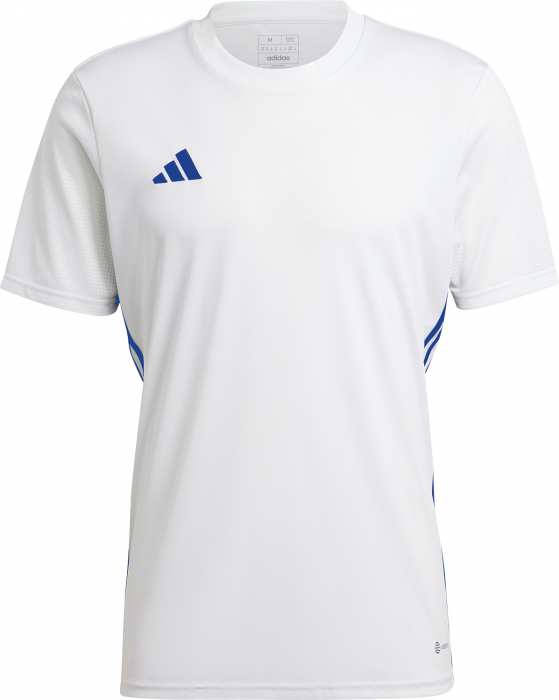 Adidas - Ølgod T-Shirt - Biały & królewski błękit
