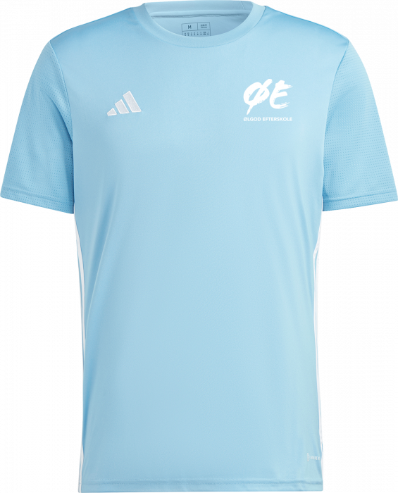 Adidas - Ølgod T-Shirt - Light Blue & bianco