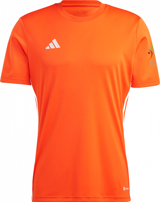 Adidas - Ølgod Sports T-Shirt - Orange & hvid