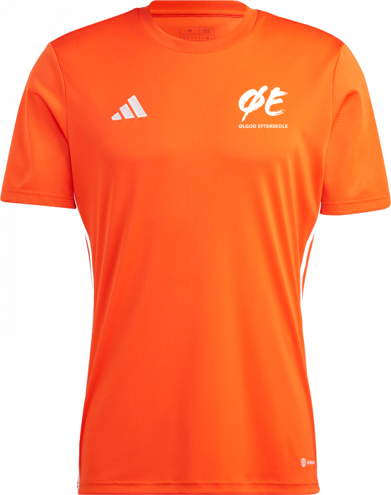 Adidas - Ølgod T-Shirt - Orange & biały