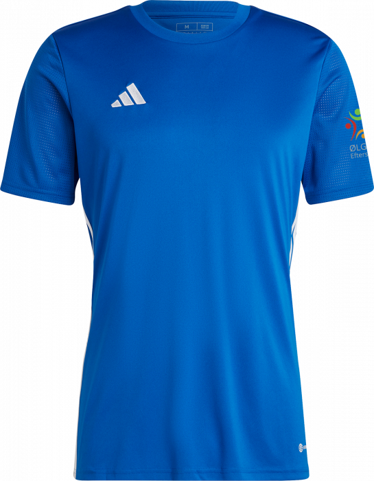Adidas - Ølgod T-Shirt - Królewski błękit & biały