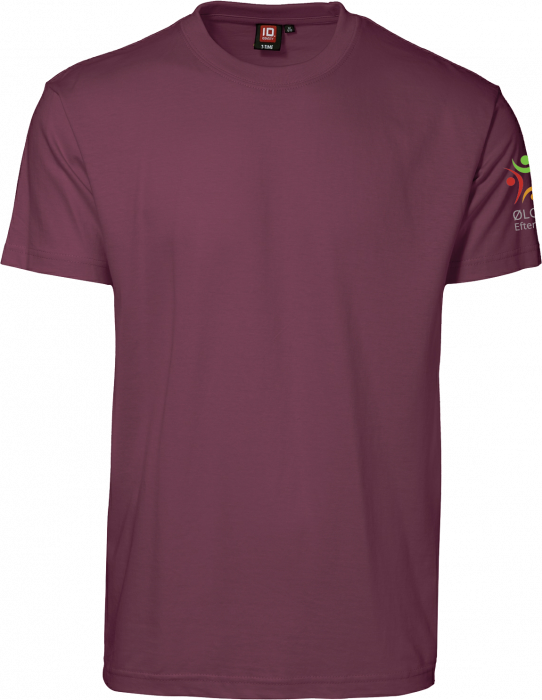 ID - Ølgod Bomulds T-Shirt - Bordeaux